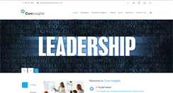 Desktop Screenshot of coreinsightsleadership.com